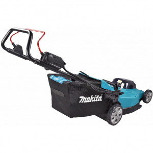 Makita akkus fűnyíró (DLM480Z), 36 volt (2x18 volt) (kék/fekete, akkumulátor és töltő nélkül)