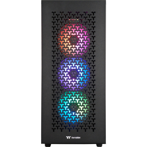 Thermaltake Titan Black, játék PC (fekete/átlátszó, Windows 11 Home 64 bites) (PC-000026-DE)