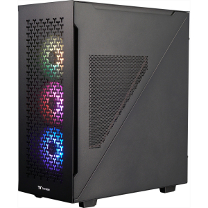 Thermaltake Titan Black, játék PC (fekete/átlátszó, Windows 11 Home 64 bites) (PC-000026-DE)