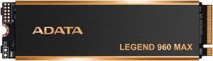 ADATA LEGEND 960 MAX 1 TB, SSD (sötétszürke/arany, PCIe 4.0 x4, NVMe 1.4, M.2 2280) (ALEG-960M-1TCS)