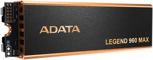 ADATA LEGEND 960 MAX 1 TB, SSD (sötétszürke/arany, PCIe 4.0 x4, NVMe 1.4, M.2 2280) (ALEG-960M-1TCS)