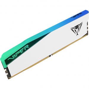Patriot DDR5 - 16GB - 5600 - CL - 38, Single RAM (fehér, (PVER516G56C38W), Elite 5 RGB, INTEL XMP, AMD EXPO)