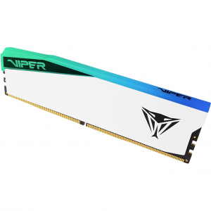 Patriot DDR5 - 16GB - 5600 - CL - 38, Single RAM (fehér, (PVER516G56C38W), Elite 5 RGB, INTEL XMP, AMD EXPO)