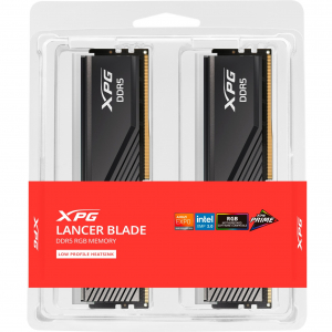 64GB 6000MHz DDR5 RAM ADATA Lancer Blade RGB CL30 (2x32GB) (AX5U6000C3032G-DTLABRBK)
