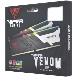 Patriot 32 GB DDR5-6600 Kit, mem&oacute;ria (fekete, (PVV532G660C34K), Viper Venom, XMP)