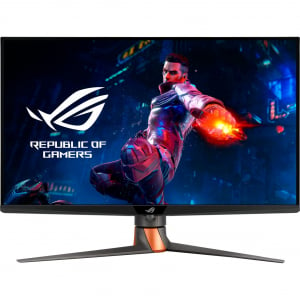 ASUS ROG Swift PG32UQXR, gamer monitor - 32 - fekete, AMD FreeSync Premium Pro, HDMI, DisplayPort, 160Hz-es panel (90LM0833-B01370)