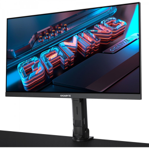 GIGABYTE M28U Arm Edition, gamer monitor - 28 - fekete, UltraHD/4K, HDMI 2.1, AMD Free-Sync, 144Hz panel (M28U AE)
