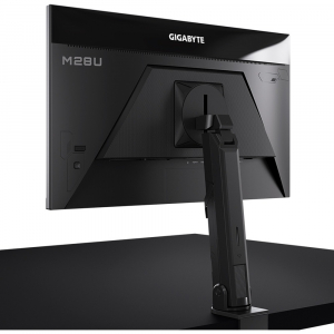 GIGABYTE M28U Arm Edition, gamer monitor - 28 - fekete, UltraHD/4K, HDMI 2.1, AMD Free-Sync, 144Hz panel (M28U AE)