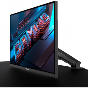 GIGABYTE M32U Arm Edition, gaming monitor - 32 - fekete, UltraHD/4K, HDMI 2.1, AMD Free-Sync, 144Hz-es panel (M32U AE)