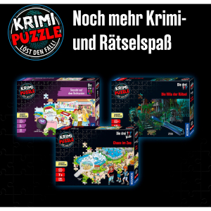 KOSMOS krimi puzzle A három???? Gyerekek: Óvakodj a Goo-csapdától (150 darab) (683474)