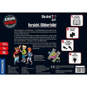 KOSMOS krimi puzzle A három???? Gyerekek: Óvakodj a Goo-csapdától (150 darab) (683474)