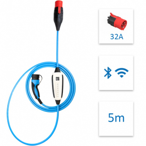 NRGkick töltőegység 32A 5m standard, fali doboz (22 kW, 5 méter kábel) (12501001)