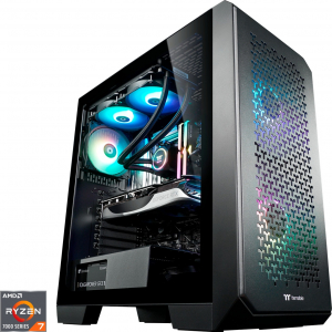 Thermaltake Tethys Black, játék PC (fekete/átlátszó, Windows 11 Home 64-bit) (PC-000032-DE)