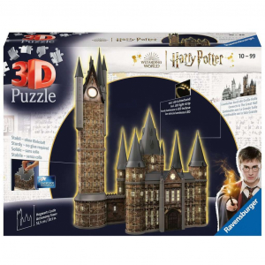 Ravensburger 3D Puzzle Harry Potter Roxfort kastély - csillagvizsgáló torony éjszakai kiadás (11551)
