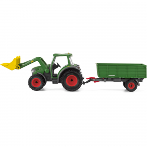 Schleich Farm World traktor pótkocsival, játék jármű (42608)