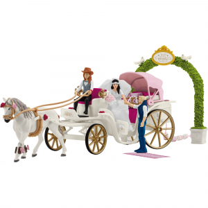 Schleich Horse Club esküvői hintó, játék jármű (42641)