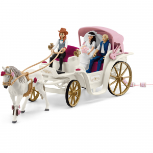 Schleich Horse Club esküvői hintó, játék jármű (42641)