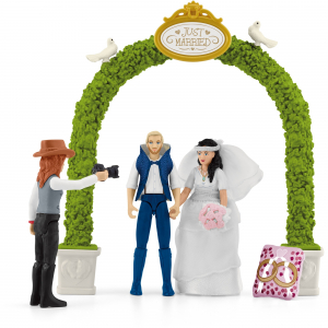 Schleich Horse Club esküvői hintó, játék jármű (42641)