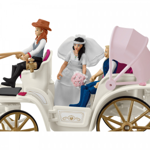 Schleich Horse Club esküvői hintó, játék jármű (42641)