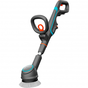 GARDENA akkumul&aacute;toros t&ouml;bbfunkci&oacute;s fugatiszt&iacute;t&oacute; AquaBrush Compact 18V P4A solo, kem&eacute;nypadl&oacute;-tiszt&iacute;t&oacute; (sz&uuml;rke/t&uuml;rkiz, akkumul&aacute;tor &eacute;s t&ouml;ltő n&eacute;lk&uuml;l, POWE