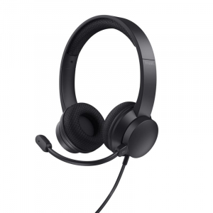 Trust Ayda USB-ENC headset fekete (25089)