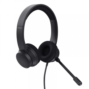 Trust Ayda USB-ENC headset fekete (25089)