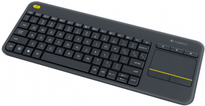 Logitech K400 Plus vezeték nélküli francia billentyűzet fekete (920-007129)
