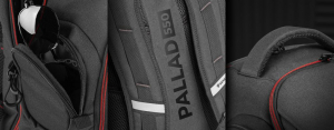 Genesis Pallad 550 15,6-17,3" notebook hátizsák fekete (NBG-1691)