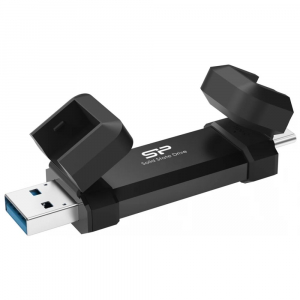 Pen Drive 500GB Silicon Power DS72 fekete USB A-C (SP500GBUC3S72VPK)