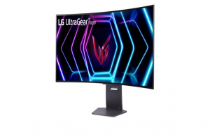39" LG 39GS95QE-B ívelt gamer monitor