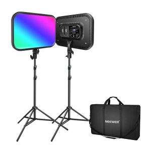 Neewer RGB168 RGB LED panel állvánnyal 2db (B09P4NDP1N)