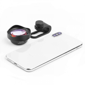 Ulanzi univerzális 75mm makro objektív telefonhoz, 10x nagyítás (UL-1678)