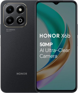Honor X6b 4/128GB Dual-SIM mobiltelefon fekete (5109BGFX)