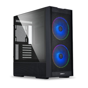 Lian Li LANCOOL 206 t&aacute;p n&eacute;lk&uuml;li ablakos h&aacute;z fekete
