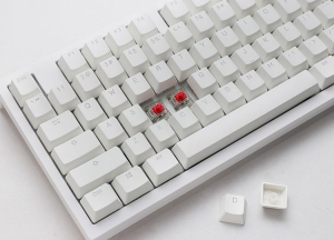 Ducky Zero 6108 Pure White Cherry MX2A Red kapcsolós német billentyűzet fehér (DKZE2408ST3-CRDEPDOECL2WW1)