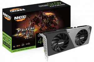 Inno3D GeForce RTX 4070 SUPER 12GB TWIN X2 videokártya (N407S2-126X-186162N)