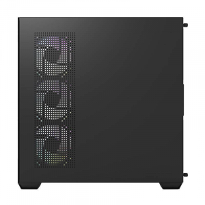 DarkFlash DS900 táp nélküli ablakos ház fekete + 7db ARGB ventilátor