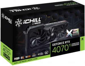 Inno3D GeForce RTX 4070 Ti SUPER 16GB iChill X3 videokártya (C407TS3-166XX-186148H)