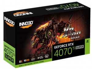 Inno3D GeForce RTX 4070 Ti SUPER 16GB X3 OC videokártya (N407TS3-166XX-186158N)