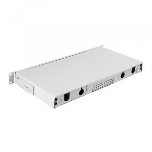 Logilink optikai kábel elosztó 19" LC-DX 24 port szürke (F24LC4G)