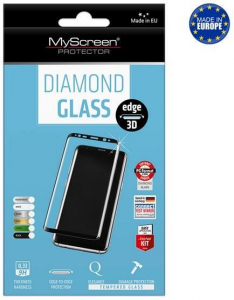 MyScreen Diamond Glass Edge Xiaomi Redmi Note 13 Pro Plus 5G 3D kijelzőv&eacute;dő &uuml;veg fekete kerettel (5904433228138)