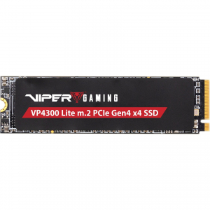 Patriot VP4300 Lite 1TB, SSD (fekete, PCIe 4.0 x4, NVMe 2.0, M.2 2280) (VP4300L1TBM28H)