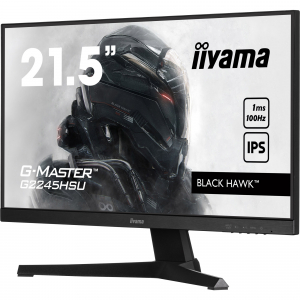 iiyama G-Master (G2245HSU-B1), LED monitor - 21 - fekete, FullHD, IPS, AMD Free-Sync, 100 Hz-es panel
