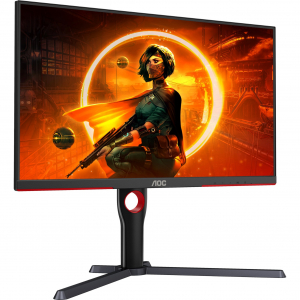 AOC AGON (Q27G3XMN/BK), gaming monitor - 27 - fekete/piros, QHD, VA, Adaptive-Sync, 180Hz-es panel