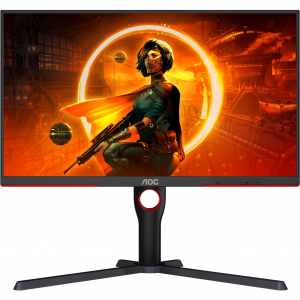 AOC AGON (Q27G3XMN/BK), gaming monitor - 27 - fekete/piros, QHD, VA, Adaptive-Sync, 180Hz-es panel