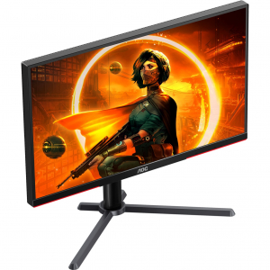 AOC AGON (Q27G3XMN/BK), gaming monitor - 27 - fekete/piros, QHD, VA, Adaptive-Sync, 180Hz-es panel