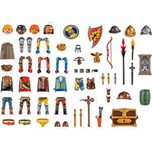 PLAYMOBIL (71487) Az én figuráim: Knights of Novelmore, építőjáték