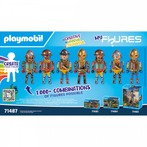 PLAYMOBIL (71487) Az én figuráim: Knights of Novelmore, építőjáték