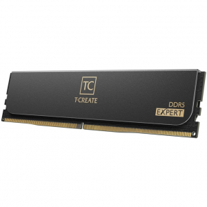 Team Group DDR5 - 32GB - 6400 - CL - 32 (2x 16 GB) dual kit, RAM (fekete, (CTCED532G6400HC32ADC01), T-CREATE EXPERT)