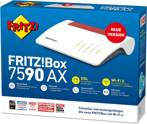 AVM FRITZ!Box 7590 AX 2. verzi&oacute;, mesh router (20002998)